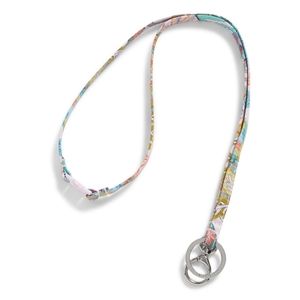 Vera Bradley Recycled Cotton Breakaway Lanyard Rainforest Canopy
